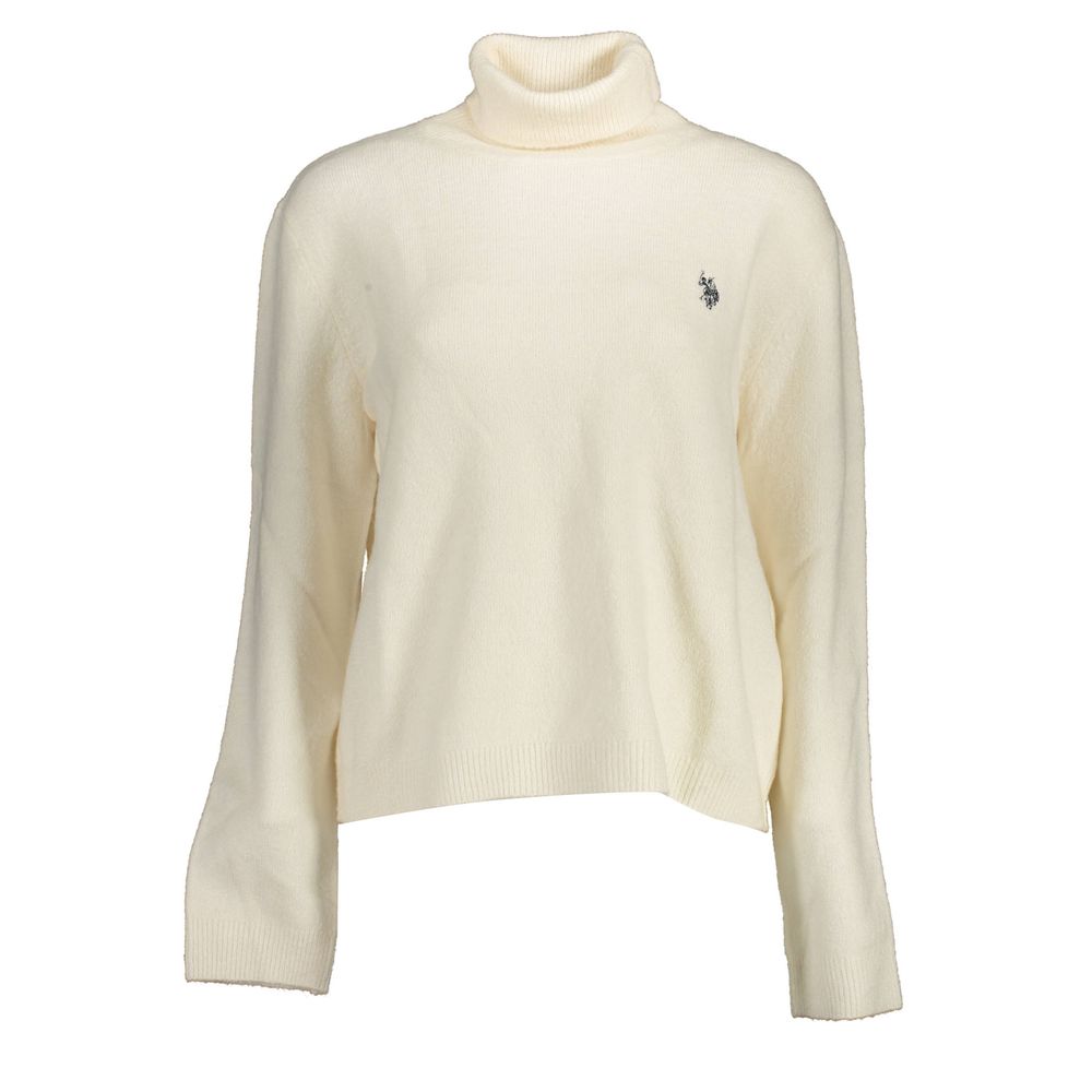 U.S. POLO ASSN. Weißer Nylon-Pullover