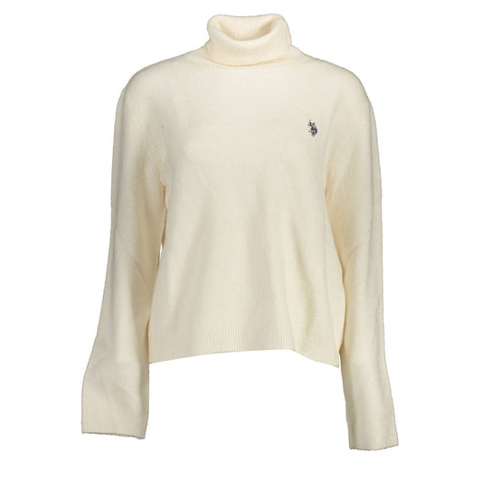 U.S. POLO ASSN. Weißer Nylon-Pullover