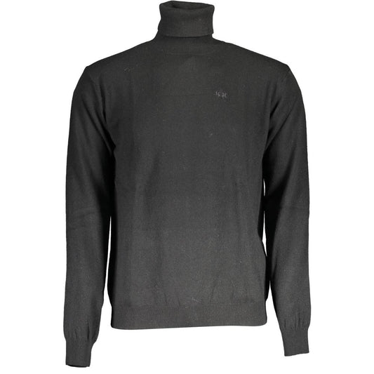 La Martina Schwarzer Wollpullover