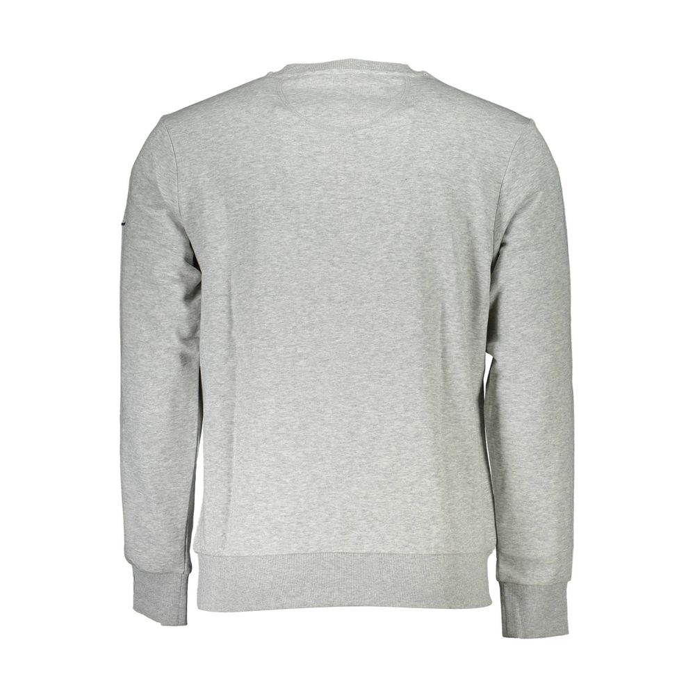 La Martina Grauer Baumwollpullover