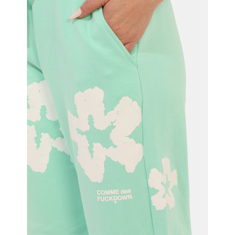 Comme Des Fuckdown Grüne Baumwolle Damen Sweatpant