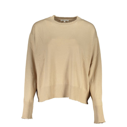 Patrizia Pepe Beige Stoff Pullover