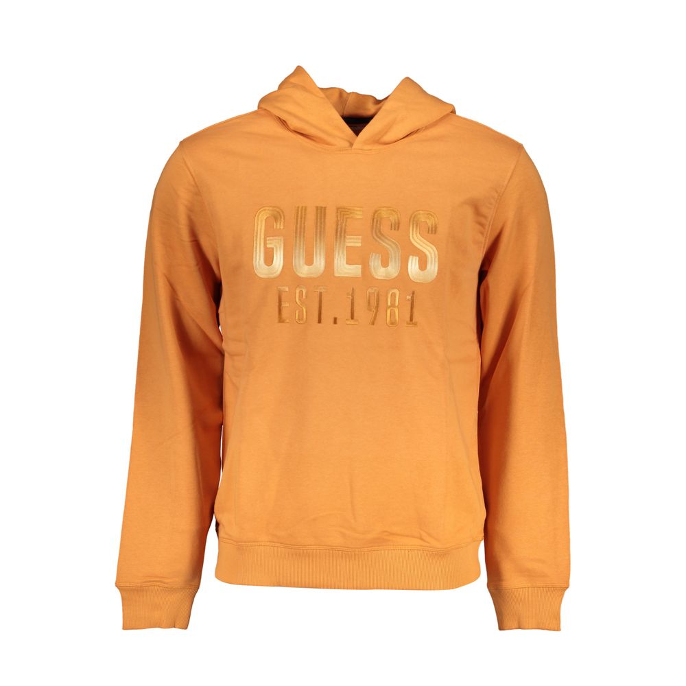 Guess Jeans Orange Baumwolle Männer Pullover