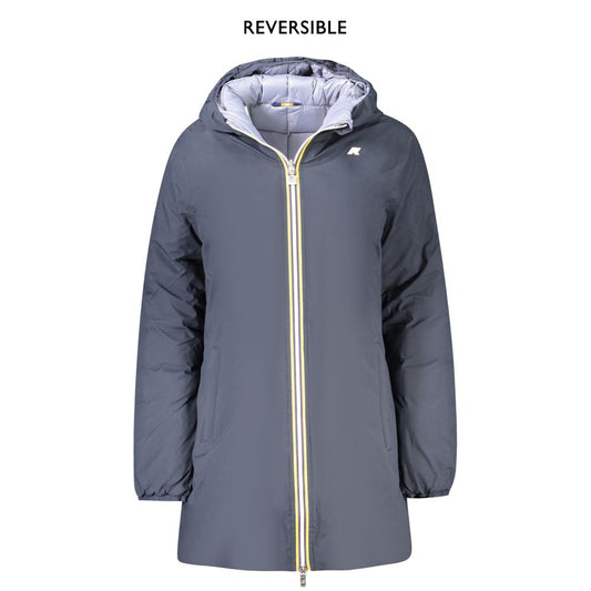 K-WAY Blaue Polyesterjacken &amp