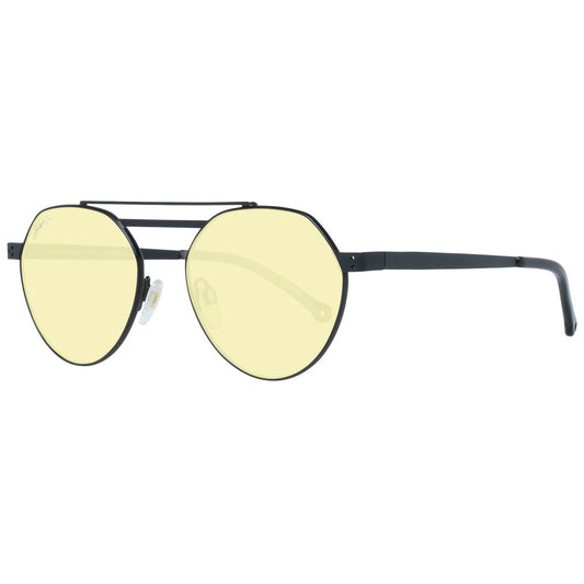 Hally&Son Schwarze Metall-Sonnenbrille