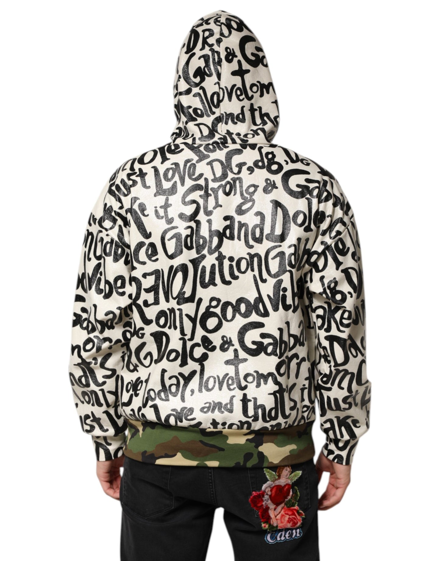 Dolce & Gabbana Multicolor DGMania Sweatshirt mit Kapuze Pullover