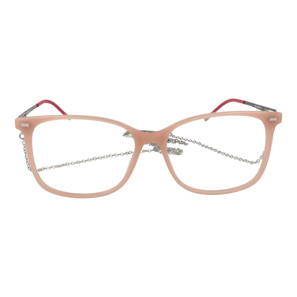 Hugo Boss Cremefarbene Acetat-Brille (Gestell)