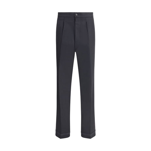 Margiela Plisseehose aus Wolle