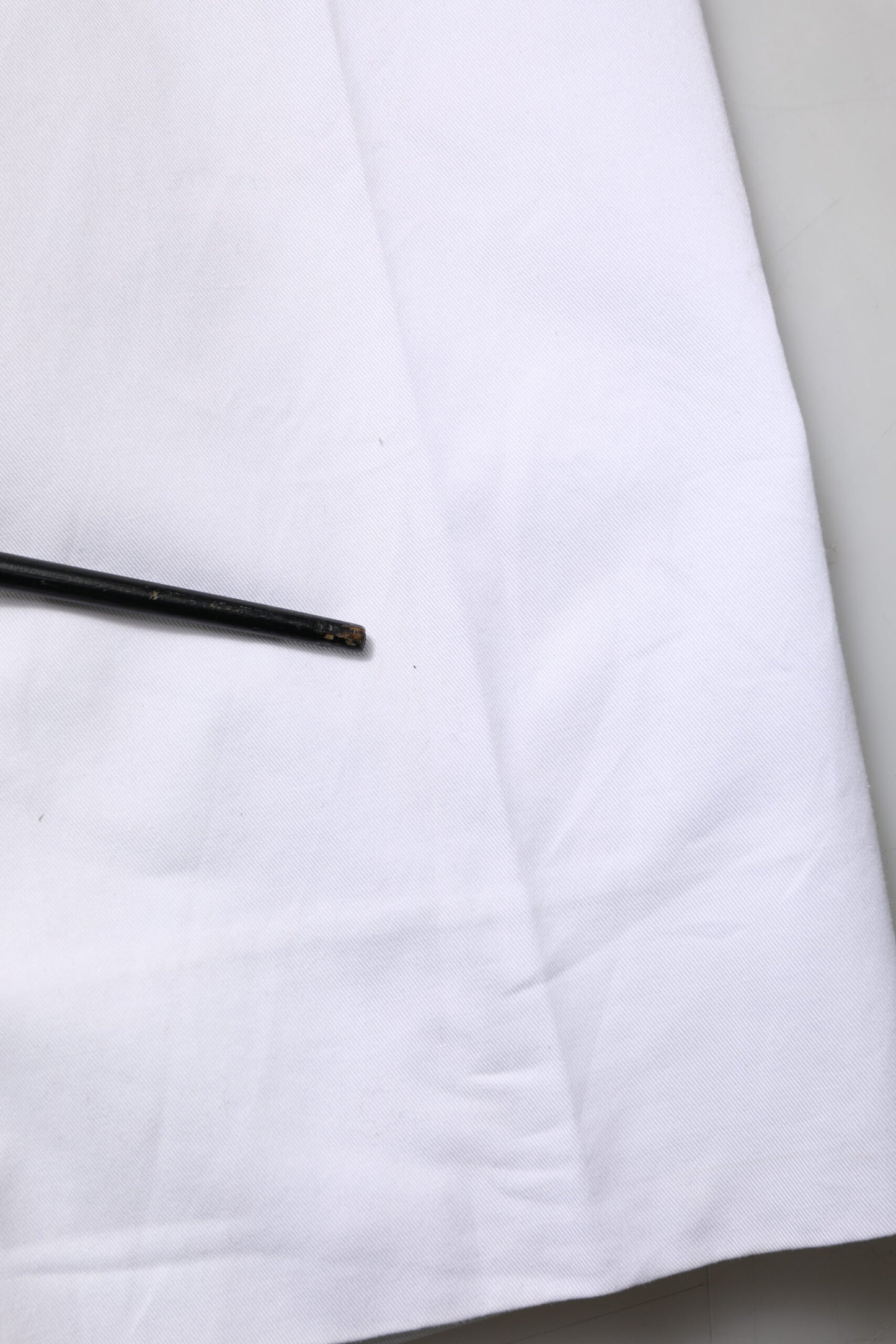 Dolce & Gabbana Weißes Baumwollkleid Schlanke formelle Hosenhose