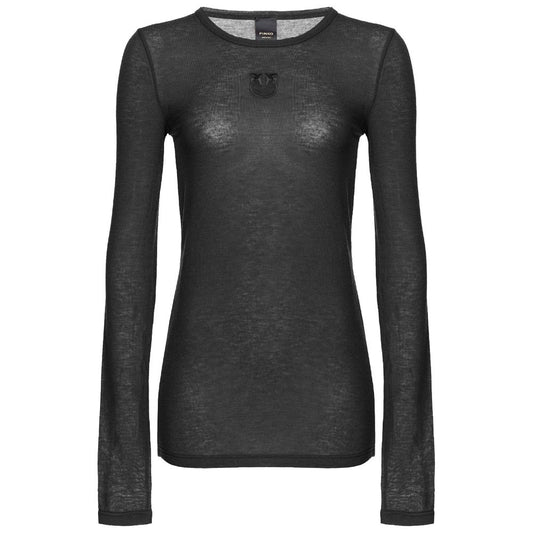 PINKO Schwarzer Viskose-Pullover