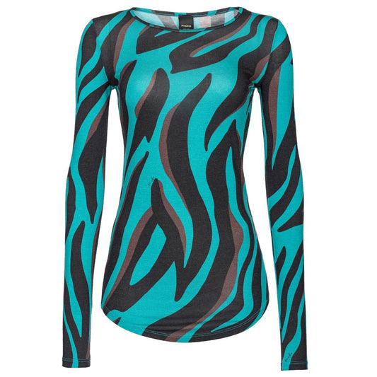 PINKO Grüner Viskose-Pullover
