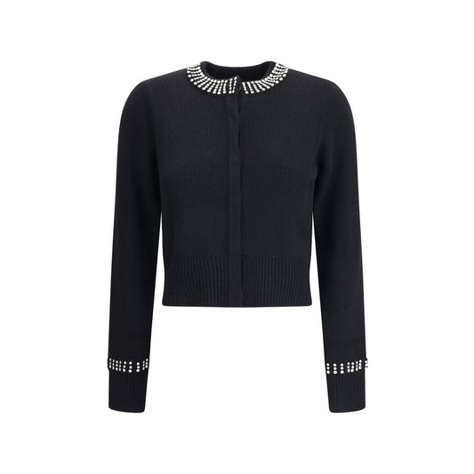 PINKO Strass-Stein-Strickjacke