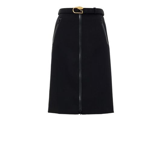 Gucci Schwarzer Rock aus Wolle