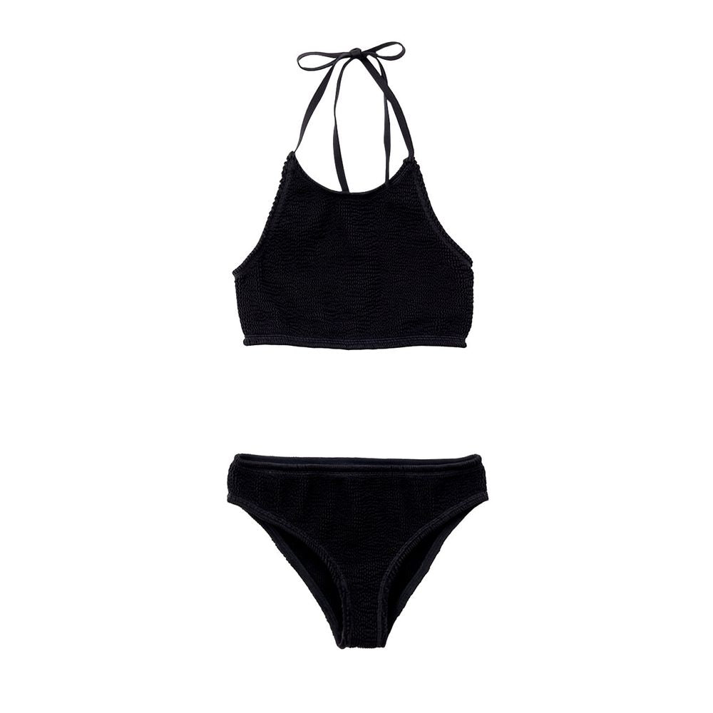 Bottega Veneta Bikini aus schwarzem Polyamid