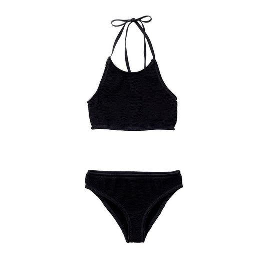 Bottega Veneta Bikini aus schwarzem Polyamid