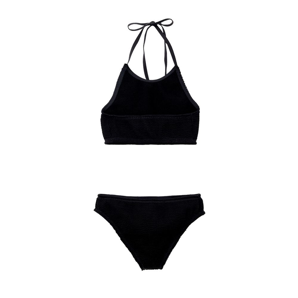 Bottega Veneta Bikini aus schwarzem Polyamid