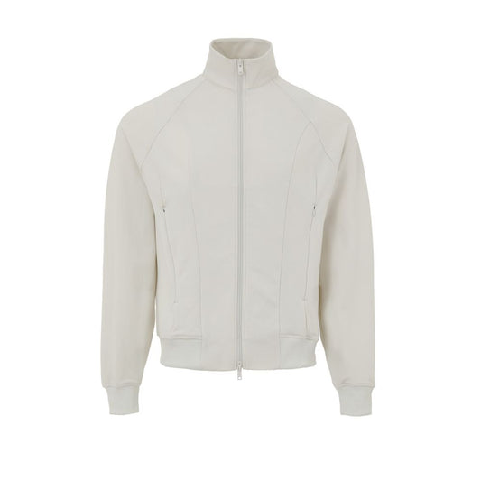 Y-3 Weißer Polyamid-Kapuzenpulli