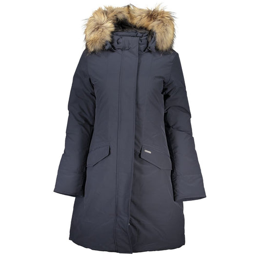 Woolrich Blaue Baumwolljacken &amp