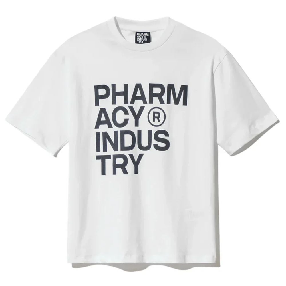 Pharmacy Industry T-Shirt aus weißer Baumwolle