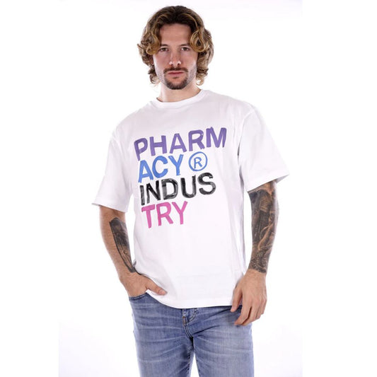 Pharmacy Industry T-Shirt aus weißer Baumwolle