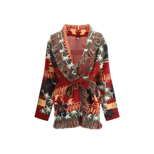Alanui Hibiskusblüten Strickjacke