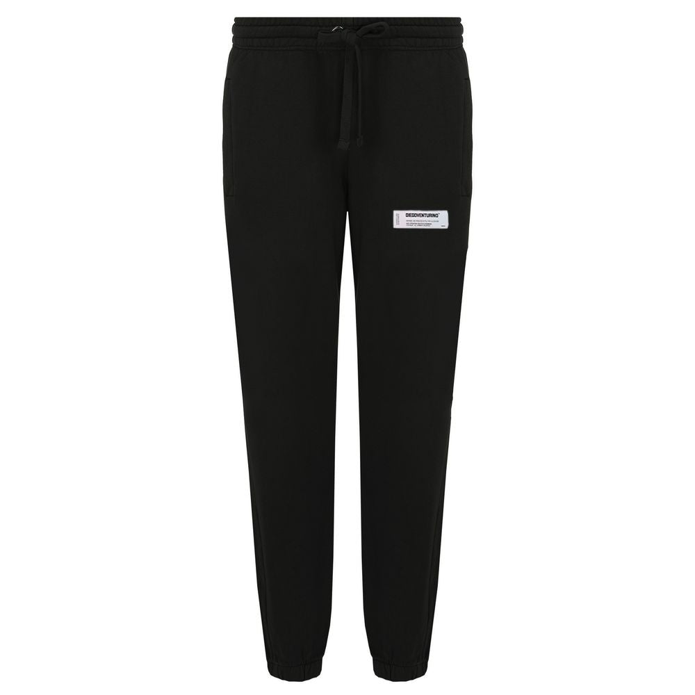 Diego Venturino Schwarz Baumwolle Männer Sweatpant