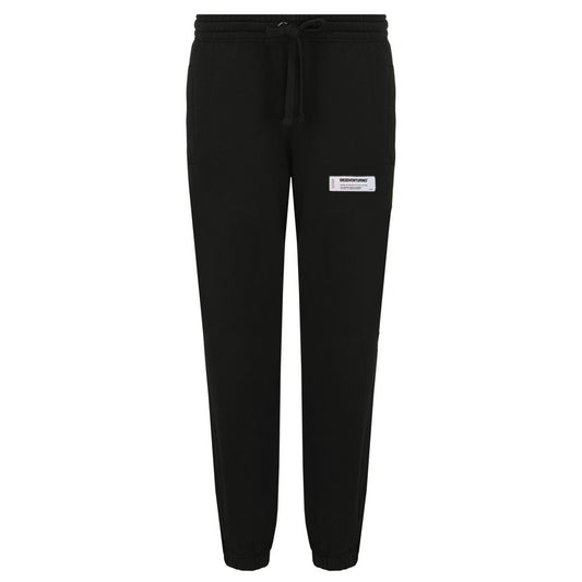 Diego Venturino Schwarz Baumwolle Männer Sweatpant
