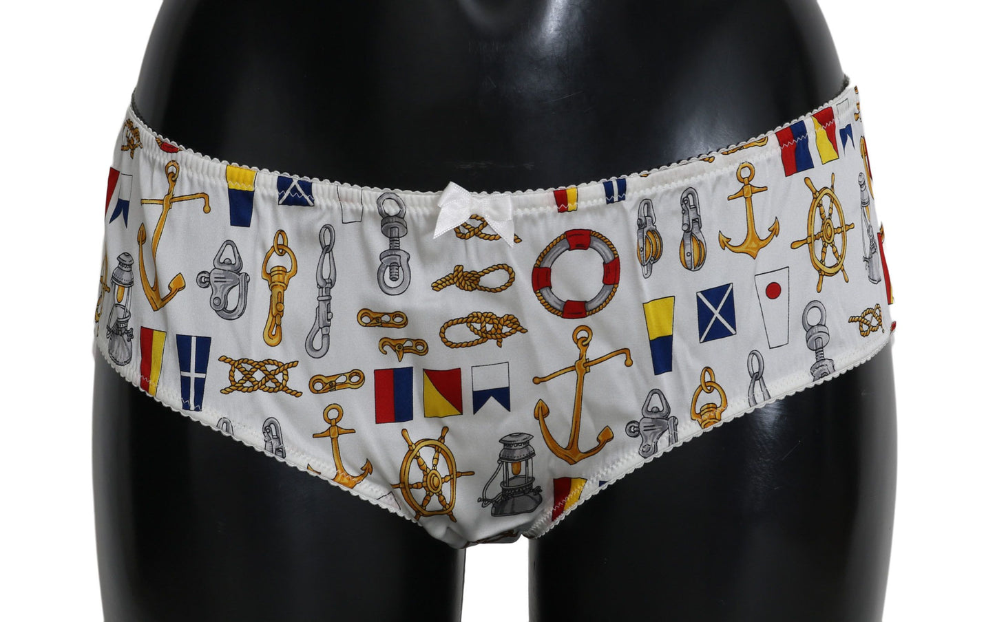 Dolce & Gabbana Unterwäsche Sailor Print Silk Bottoms