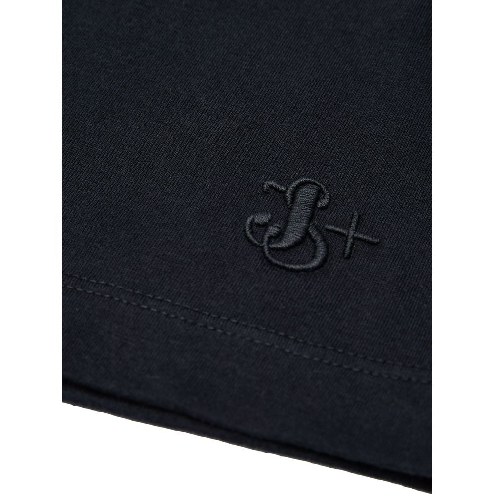 Jil Sander Langes Schwarzes Baumwollkleid