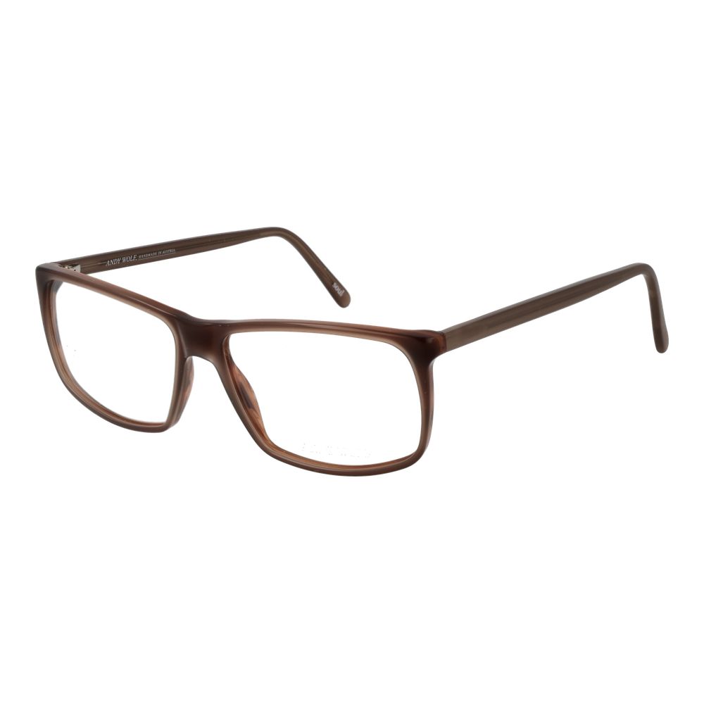 Andy Wolf Braune Acetat-Brille (Rahmen)