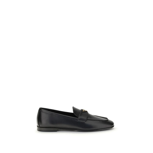 Prada Leder-Halbschuhe