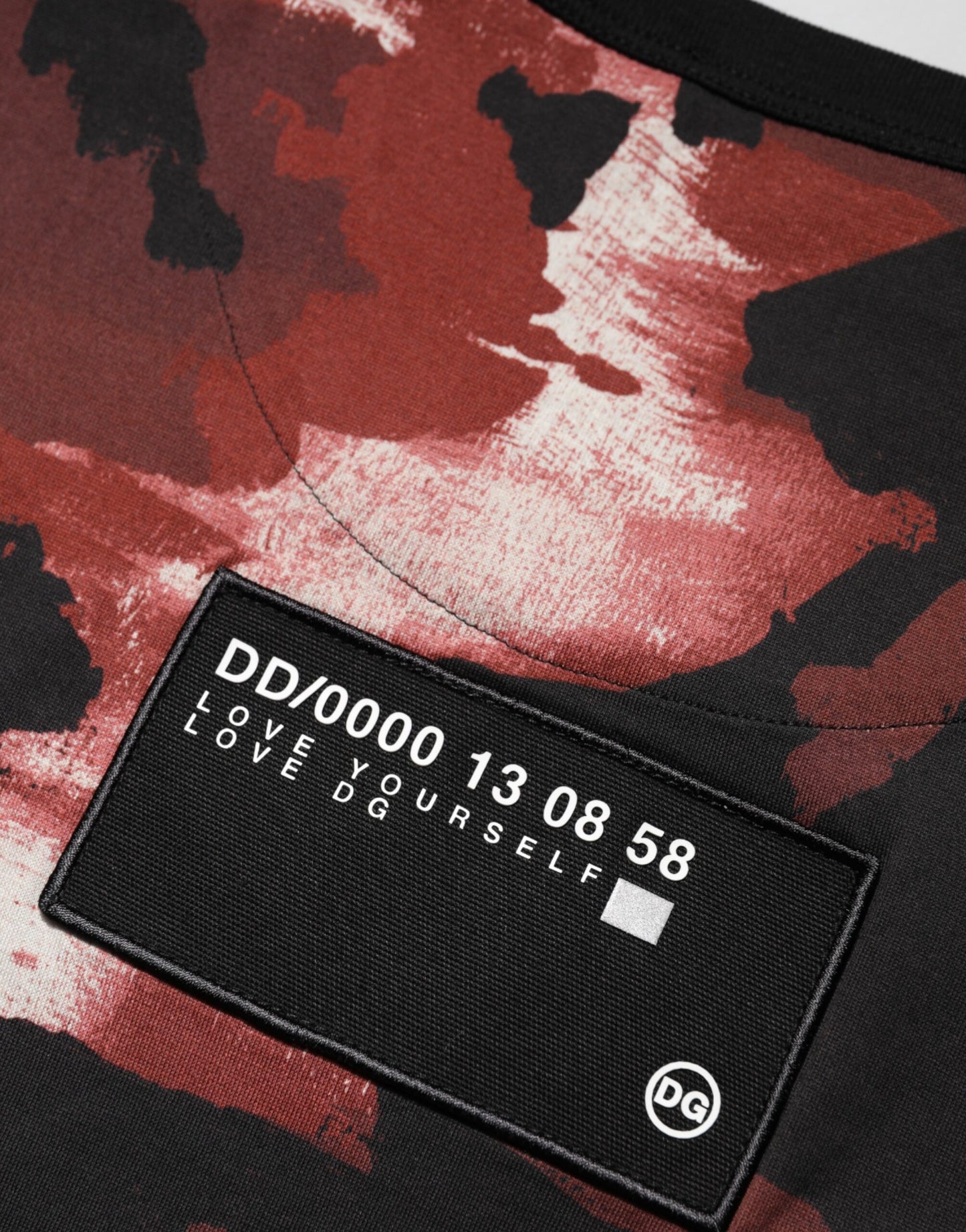 Dolce & Gabbana Multicolor Camouflage T-Shirt mit Rundhalsausschnitt