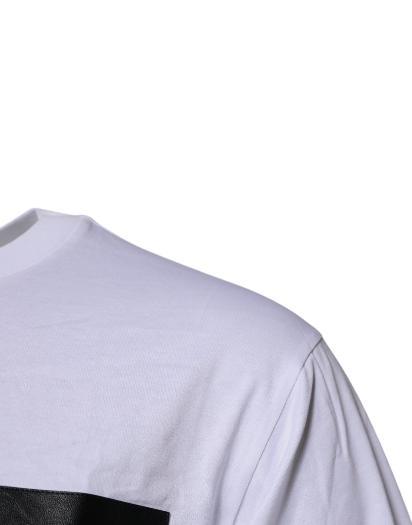 Dolce & Gabbana Weißes Logo T-Shirt mit Rundhalsausschnitt und kurzen Ärmeln