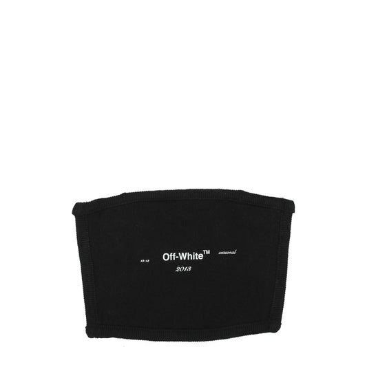 Off-White Gesichtsmasken aus schwarzer Baumwolle