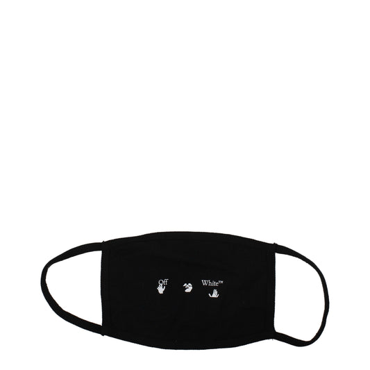 Off-White Gesichtsmasken aus schwarzer Baumwolle