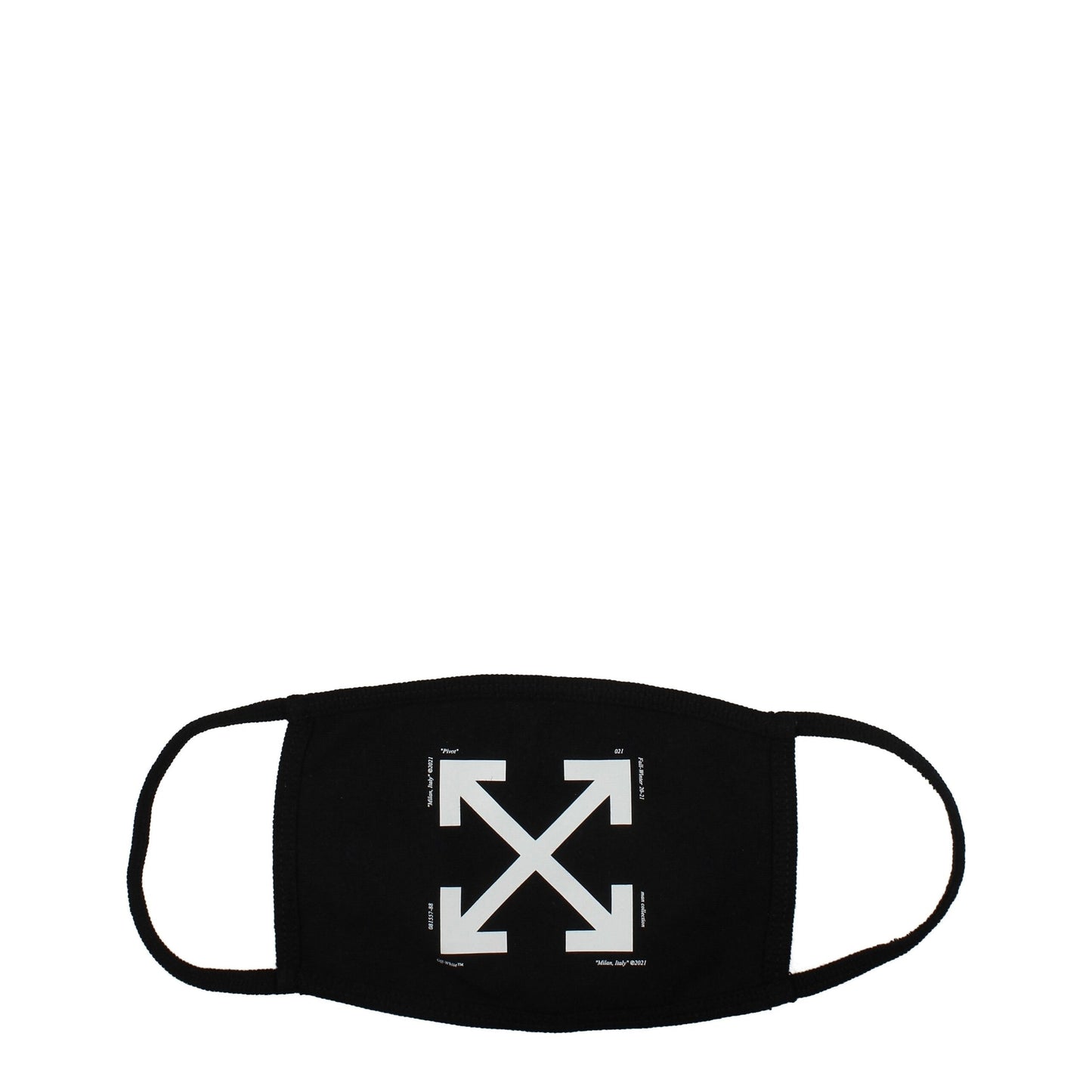 Off-White Gesichtsmasken aus schwarzer Baumwolle