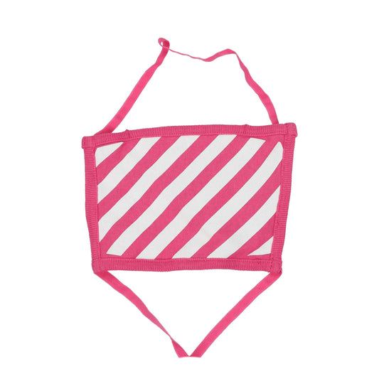 Off-White Rosa Gesichtsmasken aus Baumwolle