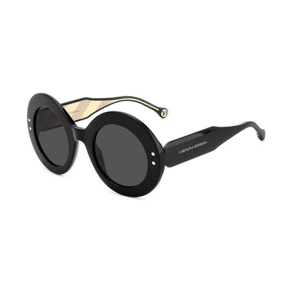 Carolina Herrera Schwarze Acetat-Sonnenbrille