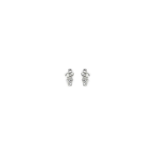 Magda Butrym Strass-Ohrringe