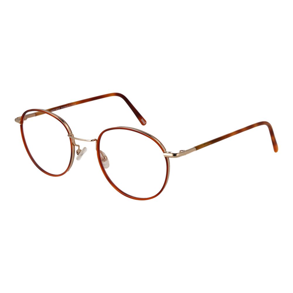 Andy Wolf Orangefarbene Metallbrille (Gestelle)