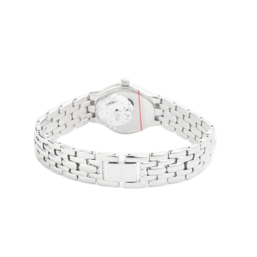 Time Force Silberne Edelstahl-Armbanduhr
