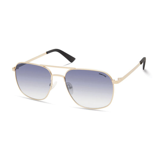 Kenneth Cole Goldene Metall-Sonnenbrille
