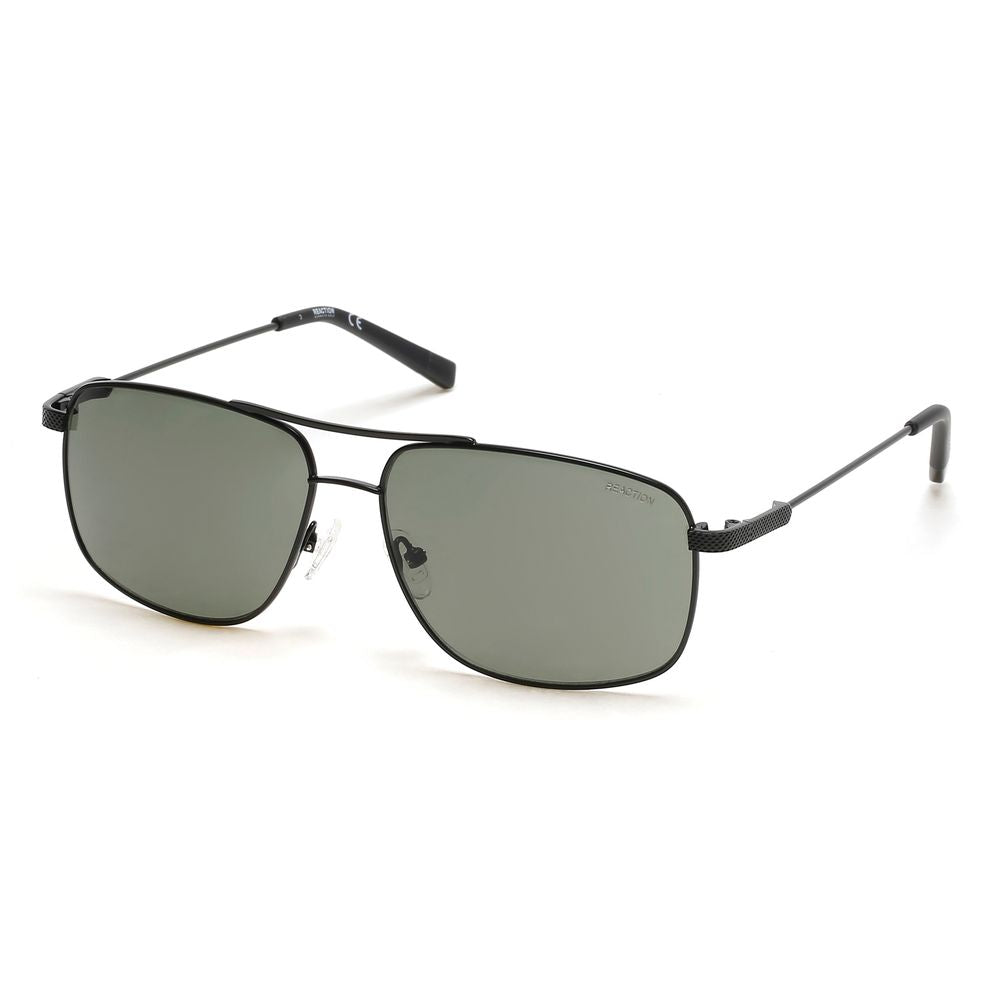 Kenneth Cole Schwarze Metall-Sonnenbrille