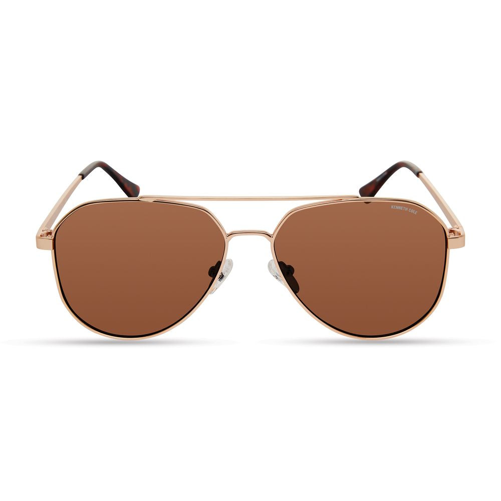 Kenneth Cole Goldene Metall-Sonnenbrille