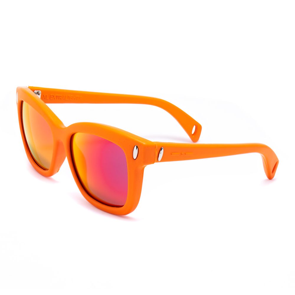 Italia Independent Rote Acetat-Sonnenbrille