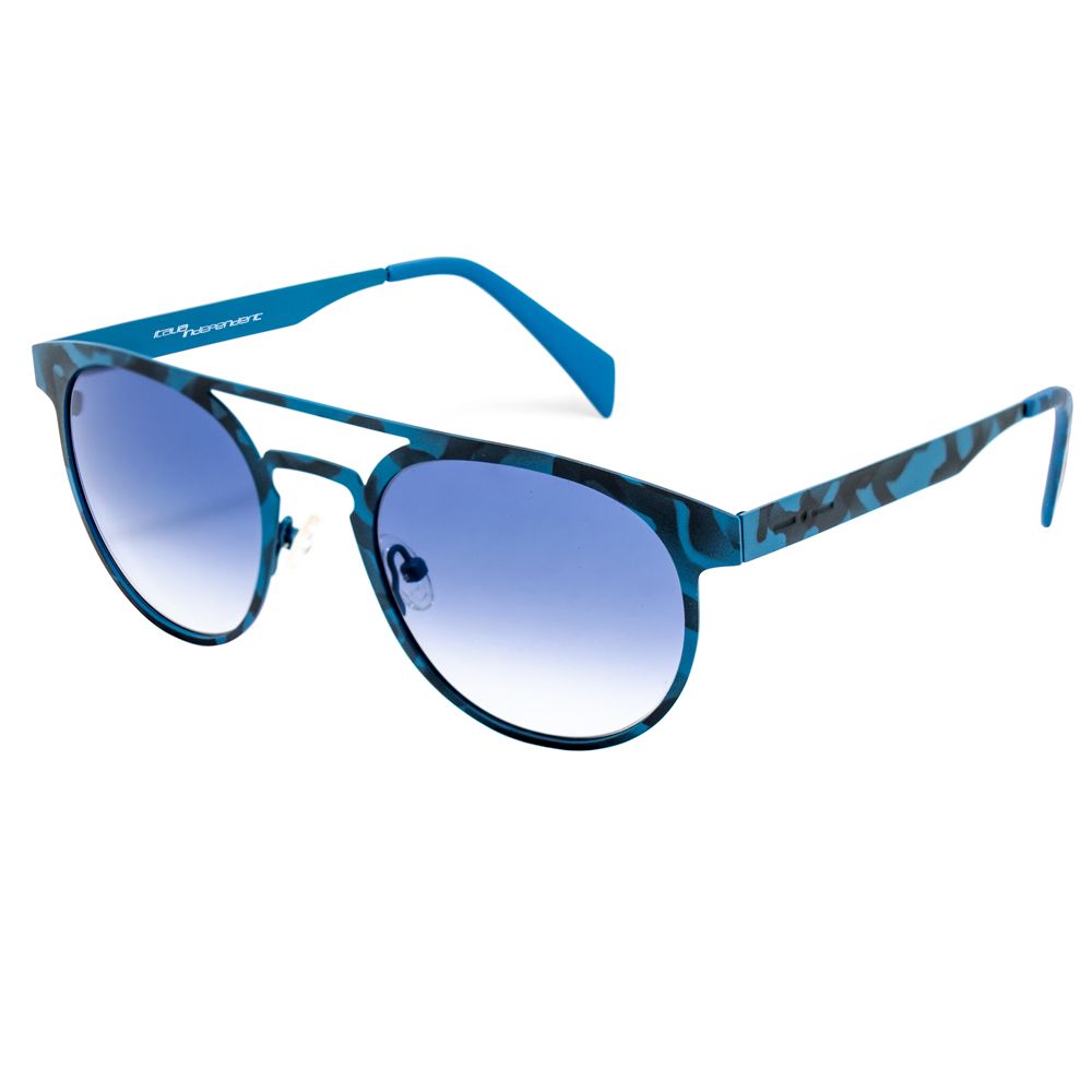 Italia Independent Blaue Metall-Sonnenbrille