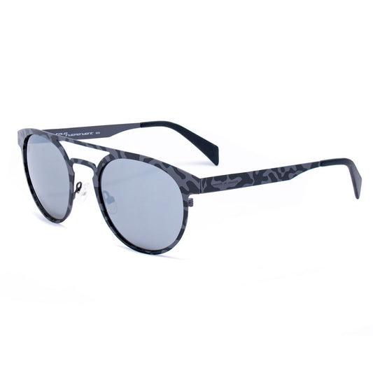 Italia Independent Graue Metall-Sonnenbrille