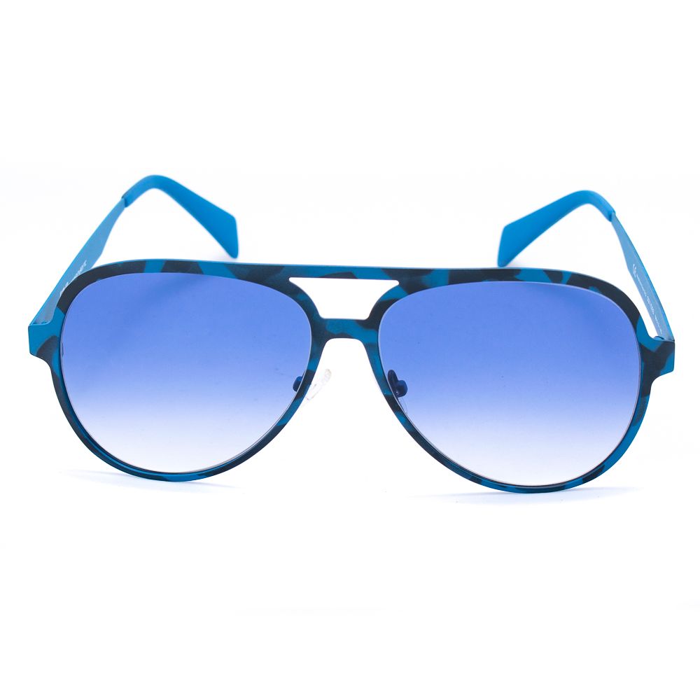 Italia Independent Blaue Metall-Sonnenbrille