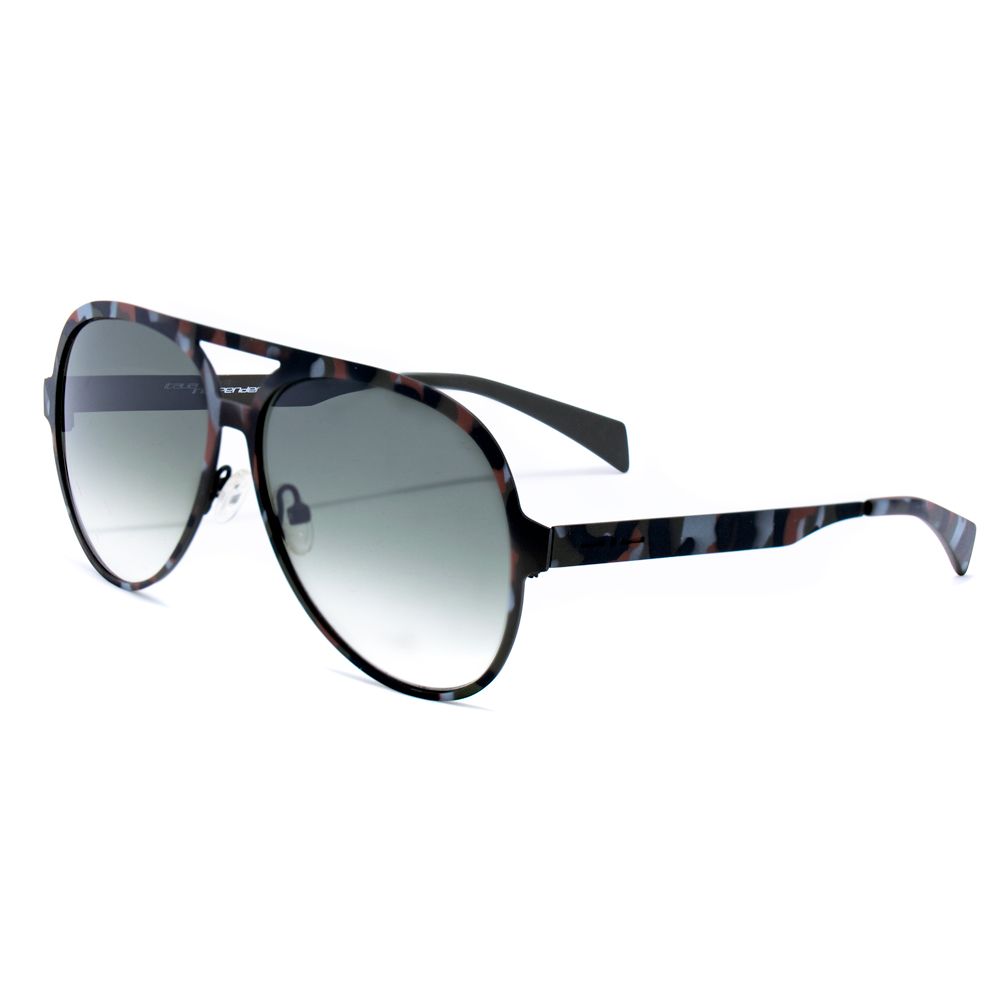 Italia Independent Braune Metall-Sonnenbrille