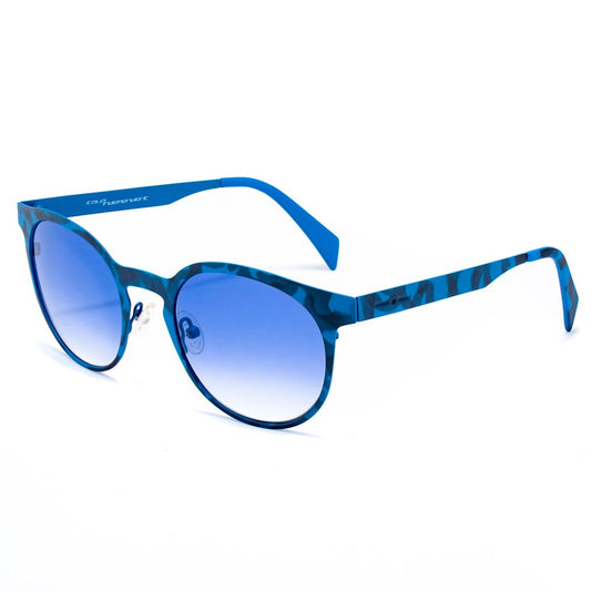 Italia Independent Blaue Metall-Sonnenbrille